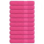 Prosoape 10 buc roz 100x200 cm 360 g/m² 100% bumbac GartenMobel Dekor