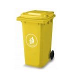 Mirpol Container deșeuri 120L GALBEN Mobalis Homvera