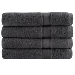 Prosoape premium SOLUND 4 buc. antracit 100x200cm 600gsm GartenMobel Dekor