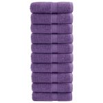 Prosoape de baie premium SOLUND, 10 buc., violet, 30x30 cm, 600 g/m² GartenMobel Dekor