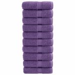 Prosoape oaspeți premium SOLUND 10 buc violet 30x50 cm 600 gsm GartenMobel Dekor