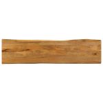 Blat masă cu margini naturale, 180x40x2,5 cm, lemn masiv mango GartenMobel Dekor