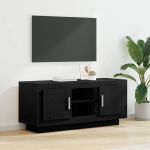 Cabinet TV Stejar Negru 102 x 35 x 45 cm Lemn compozit GartenMobel Dekor