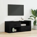 Cabinet TV Stejar Negru 100 x 35 x 40 cm Lemn compozit GartenMobel Dekor