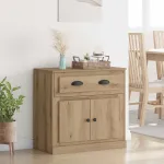 Bufet Stejar Artizanal 70 x 35,5 x 67,5 cm Lemn compozit GartenMobel Dekor