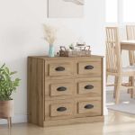 Bufet Stejar Artizanal 70 x 35,5 x 67,5 cm Lemn compozit GartenMobel Dekor