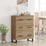 Bufet cu sertar Stejar Artizanal 69,5 x 34 x 90 cm GartenMobel Dekor