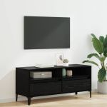 Cabinet TV cu sertar Stejar Negru 100 x 34,5 x 44,5 cm GartenMobel Dekor