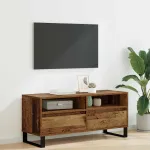 Cabinet TV cu sertar Lemn Vechi 100 x 34,5 x 44,5 cm GartenMobel Dekor