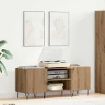 Dulap pentru discuri de vinil Stejar Artizanal 121 x 38 x 48 cm GartenMobel Dekor