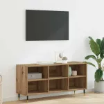 Cabinet TV Stejar Artizanal 103,5 x 30 x 50 cm Lemn compozit GartenMobel Dekor
