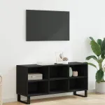 Cabinet TV Stejar Negru 103,5 x 30 x 50 cm Lemn compozit GartenMobel Dekor