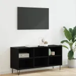 Cabinet TV Stejar Negru 103,5 x 30 x 50 cm Lemn compozit GartenMobel Dekor