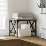 Suport pentru imprimantă Stejar Artizanal 40 x 30 x 31 cm GartenMobel Dekor