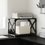 Suport pentru imprimantă Stejar Negru 44 x 26 x 31.5 cm GartenMobel Dekor