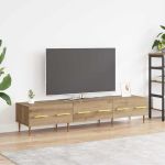 Cabinet TV Stejar Artizanal 150 x 36 x 30 cm Lemn compozit GartenMobel Dekor