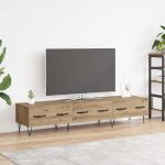Cabinet TV stejar artizanal 150 x 36 x 30 cm Lemn compozit GartenMobel Dekor