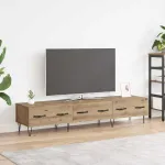 Cabinet TV stejar artizanal 150 x 36 x 30 cm Lemn compozit GartenMobel Dekor