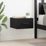 Dulap de noapte Stejar negru 35 x 35 x 20 cm Lemn compozit GartenMobel Dekor