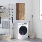 Dulap montat pe perete Stejar Artizanal 34,5 x 34 x 90 cm GartenMobel Dekor