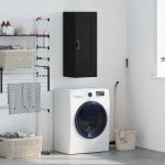 Dulap montat pe perete Stejar Negru 34,5 x 34 x 90 cm GartenMobel Dekor