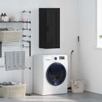 Dulap montat pe perete Stejar Negru 34,5 x 34 x 90 cm GartenMobel Dekor