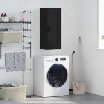 Dulap montat pe perete Stejar Negru 34,5 x 34 x 90 cm GartenMobel Dekor