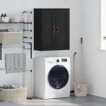 Dulap montat pe perete Stejar Negru 69,5 x 34 x 90 cm GartenMobel Dekor