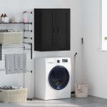 Dulap montat pe perete Stejar Negru 69,5 x 34 x 90 cm GartenMobel Dekor