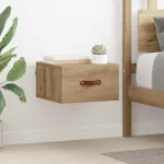 Noptieră suspendată Stejar Artizanal 35 x 35 x 20 cm GartenMobel Dekor