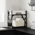 Suport pentru imprimantă Stejar Negru 40 x 20 x 40 cm GartenMobel Dekor