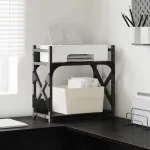 Suport pentru imprimantă Stejar Negru 40 x 20 x 40 cm GartenMobel Dekor