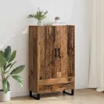 Bufet cu sertar Lemn Vechi 69,5 x 30 x 115 cm Lemn compozit GartenMobel Dekor