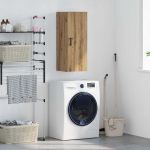 Dulap montat pe perete Stejar Artizanal 34,5 x 34 x 90 cm GartenMobel Dekor