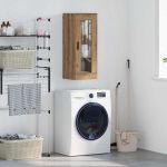 Dulap montat pe perete Stejar Artizanal 34,5 x 34 x 90 cm GartenMobel Dekor