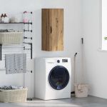 Dulap montat pe perete Stejar Artizanal 34,5 x 34 x 90 cm GartenMobel Dekor