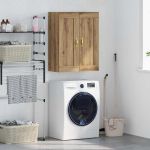 Dulap montat pe perete Stejar Artizanal 69,5 x 34 x 90 cm GartenMobel Dekor