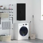 Dulap montat pe perete Stejar Negru 34,5 x 34 x 90 cm GartenMobel Dekor