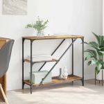 Masă de consolă Lemn Vechi 88,5 x 30 x 75 cm Lemn compozit GartenMobel Dekor