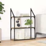 Raft de perete Stejar Artizanal 60 x 21 x 78,5 cm Lemn compozit GartenMobel Dekor