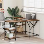 Birou Lemn Vechi 139 x 139 x 75 cm Lemn compozit GartenMobel Dekor