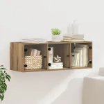 Dulap de perete Stejar Artizanal 102 x 37 x 35 cm Lemn compozit GartenMobel Dekor