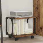 Suport pentru imprimantă Lemn Vechi 41 x 28 x 33.5 cm GartenMobel Dekor