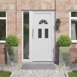 Jardinieră 2 pcs Argintiu 40 x 40 x 75 cm Oțel Galvanizat GartenMobel Dekor