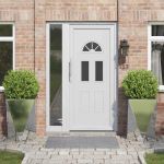 Jardinieră 2 pcs Argintiu 50 x 50 x 75 cm Oțel Galvanizat GartenMobel Dekor