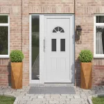 Jardinieră 2 pcs Ruginit 30 x 30 x 75 cm GartenMobel Dekor