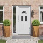 Jardinieră 2 pcs Ruginit 40 x 40 x 75 cm GartenMobel Dekor