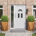 Jardinieră 2 pcs Ruginit 50 x 50 x 75 cm GartenMobel Dekor