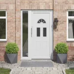 Jardinieră 2 pcs Antracit 40 x 40 x 40 cm Oțel GartenMobel Dekor