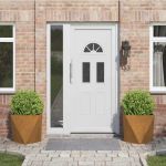 Jardinieră 2 pcs Ruginit 50 x 50 x 50 cm GartenMobel Dekor